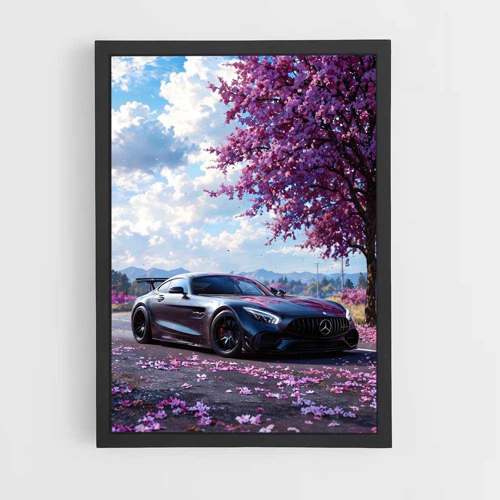 Poster Amg gt élégant – affiche Mercedes (vue 2)